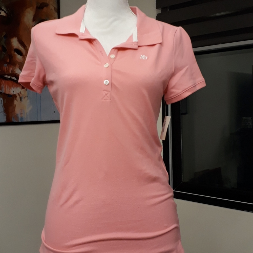 Aeropostal pink polo